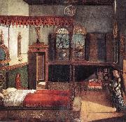 CARPACCIO, Vittore The Dream of St Ursula  dfg oil